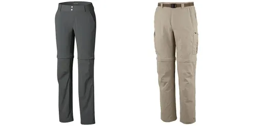 zip-off pants from columbia